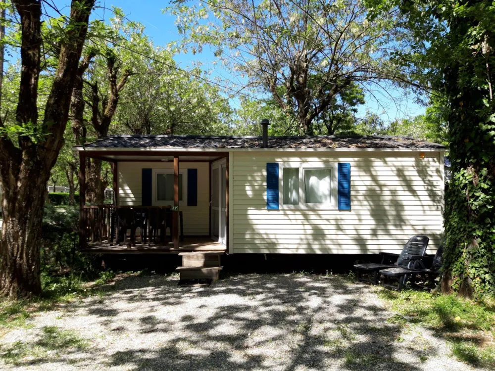 Location - Mobil-Home Famille 29M² - Terrasse Intégrée Couverte Et 2 Chambres - Camping MAUI - LA BOHEME