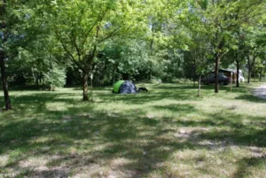 Emplacement - Emplacement 2 personnes avec voiture, tente ou caravane - Camping Les Rives d'Auzon