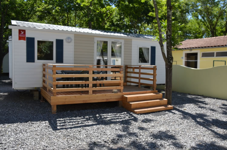 Location - Mobil-Home Confort - Camping Les Rives d'Auzon