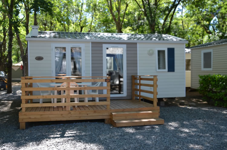 Accommodation - Mobile-Home Confort - Camping Les Rives d'Auzon