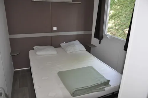 Location - Mobil-Home Confort Climatiser - image n°2 - Camping Les Rives d'Auzon