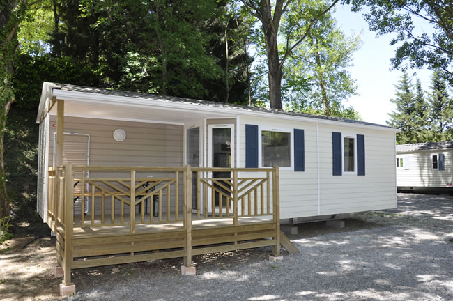 Accommodation - Mobile-Home Confort - Camping Les Rives d'Auzon
