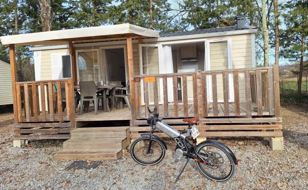 Location - Mobil-Home Confort - Camping Les Rives d'Auzon