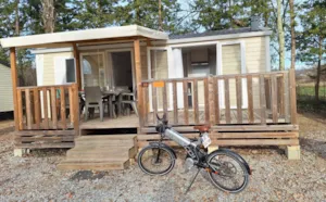 Locatif - Mobil-home confort CLIMATISATION - Camping Les Rives d'Auzon