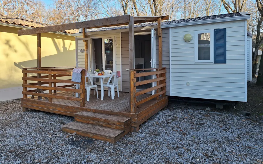 Location - Mobil-Home Confort - Camping Les Rives d'Auzon