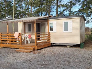 Locatif - Mobil-home CLIMATISATION  Tropicana - Camping Les Rives d'Auzon
