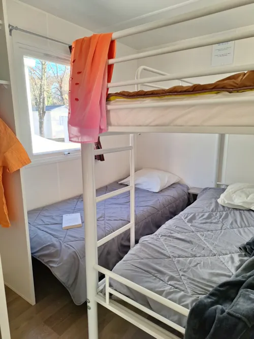 Accommodation - Mobil-Home Confort1/5 Climatisation  Flammingo / Wynn - image n°4 - Camping Les Rives d'Auzon