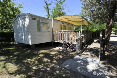 Huuraccommodatie(s) - Stacaravan - image n°2 - Camping du Cros d'Auzon