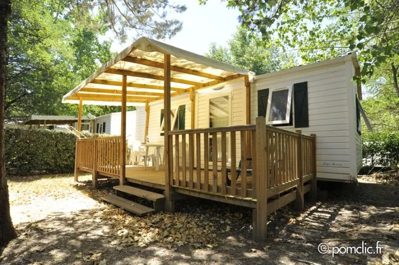 Location - Mobil Home  2 Chambres - Camping du Cros d'Auzon