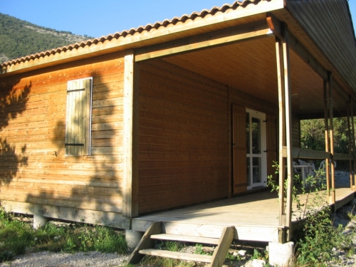 Location - Chalet Confort 50M² - Camping Le Parc des Sérigons