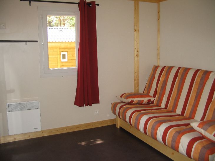 Location - Chalet Confort 35M² - 2 Chambres - D - Camping Le Parc des Sérigons