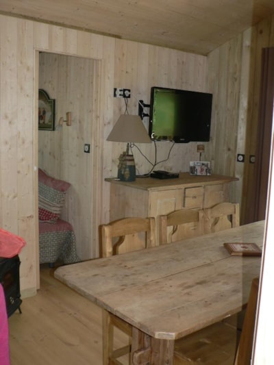 Wooden cabin fisherman