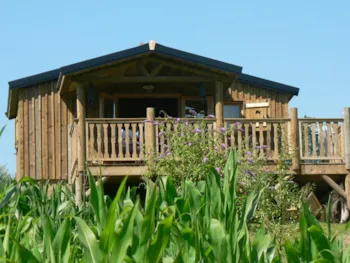 Mietunterkunft - Holzhütte Trappeur - Les Etangs du Moulin
