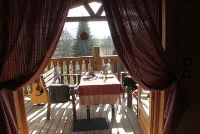 Wooden cabin Trappeur