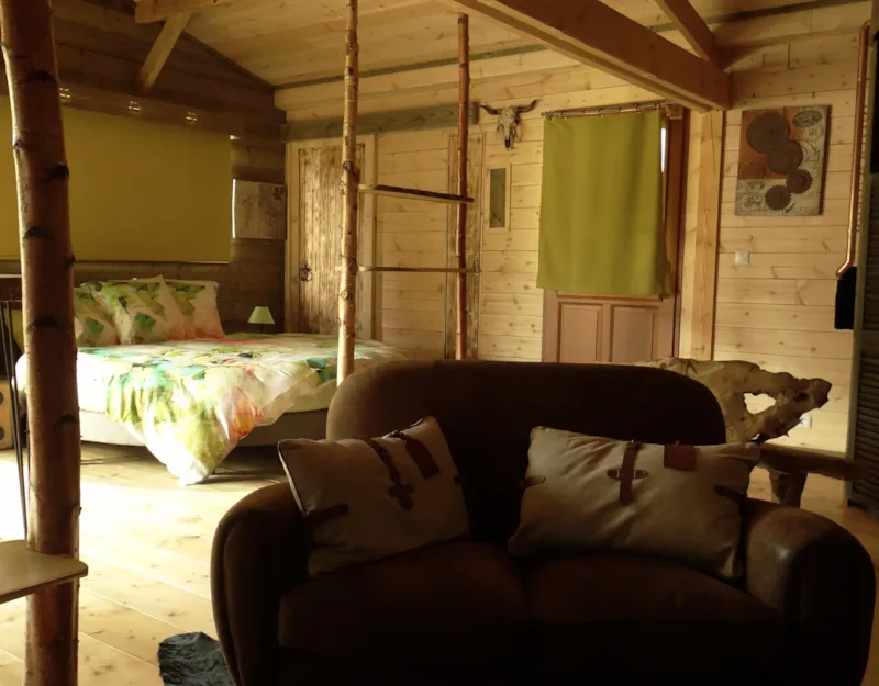 Cabane Du Grizzli (Lit Rond, Douche Italienne)