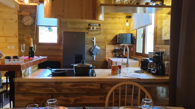 Cabane Du Castor (Sauna,Douche,Baignoire,Poêle À Bois)