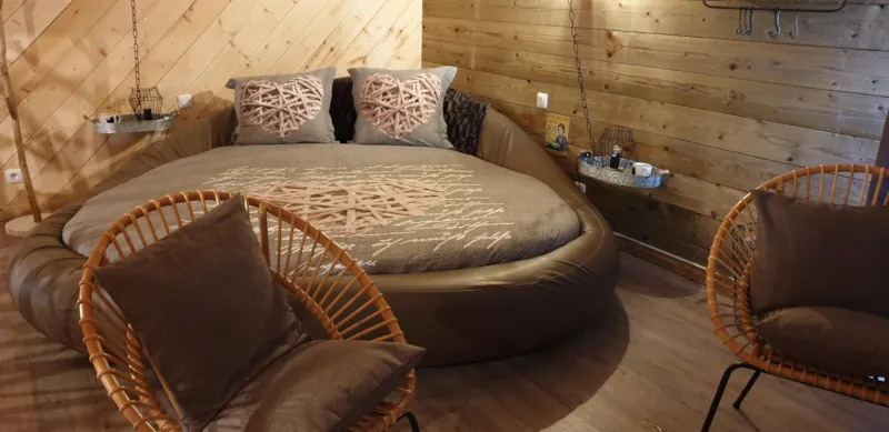 Cabane Du Castor (Sauna,Douche,Baignoire,Poêle À Bois)