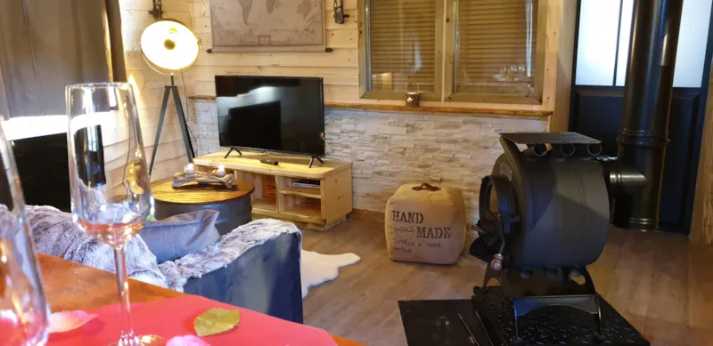 Cabane Du Castor (Sauna,Douche,Baignoire,Poêle À Bois)