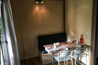 Chalet Soléa Confort 40m² - 2 bedrooms + air-conditioning + TV - sheltered terrace 13m²