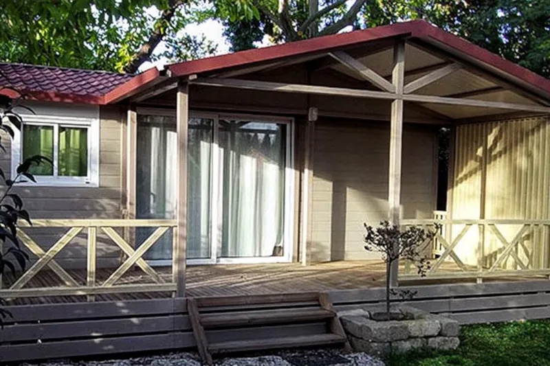Chalet Samoa Confort 46M² - 3 Chambres 4 Adultes 2 Enfants + Clim + Tv - Terrasse Semi-Couverte 19M²