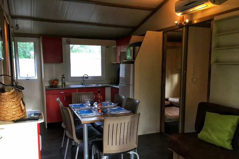 Chalet Samoa Confort 46M² - 3 Chambres 4 Adultes 2 Enfants + Clim + Tv - Terrasse Semi-Couverte 19M²