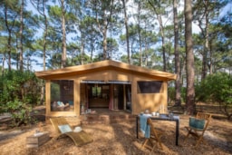 Accommodation - Lodge Premium 2 Bedrooms - Camping Le Tedey
