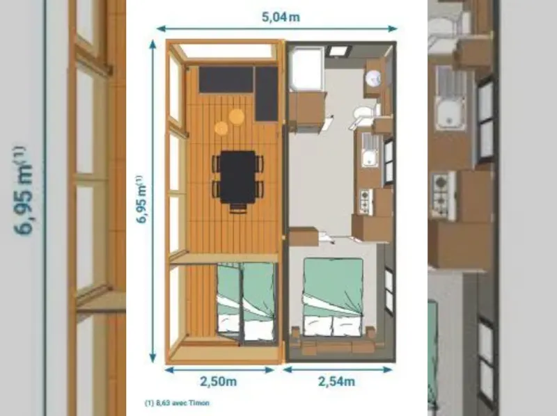 Lodge Confort - 2 Chambres