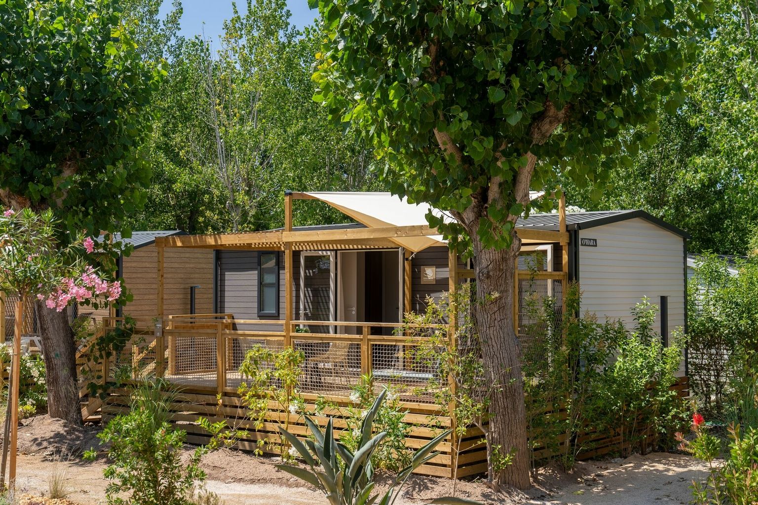 Location - Cottage Lavandou 2 Chambres Climatisé Premium - Camping Sandaya Riviera d’Azur