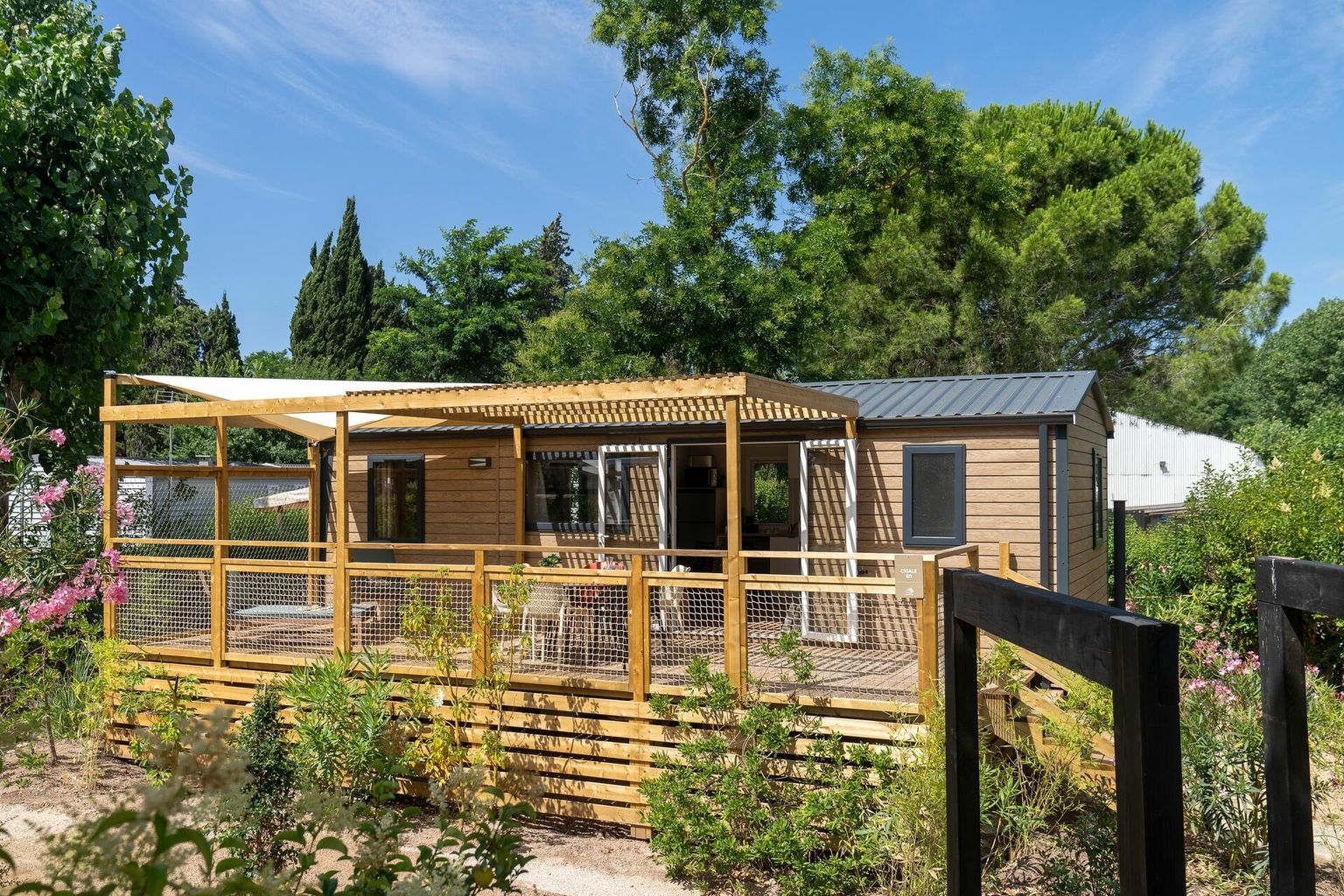 Location - Cottage Cigale 3 Chambres  Climatisé Premium - Camping Sandaya Riviera d’Azur