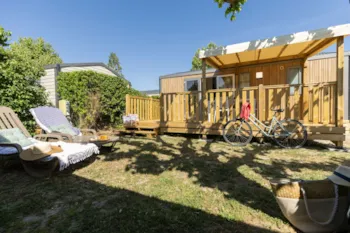 Mietunterkunft - Cottage Mimosa 2 Schlafzimmer Klimaanlage*** - Camping Sandaya Riviera d'Azur