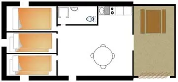 Chalet Poisson : 3 Chambres, Lave Vaisselle, Tv