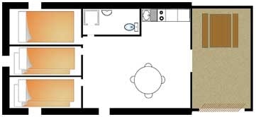 Chalet Poisson 3 bedrooms Dishwasher, TV