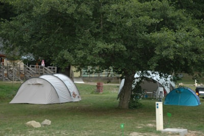 Pitch with car + tent/caravan