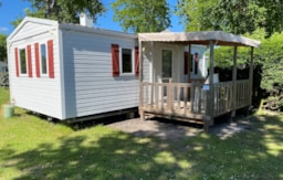 Location - Mobil Home Confort 27.5M² - 2 Chambres - Camping Les Abberts