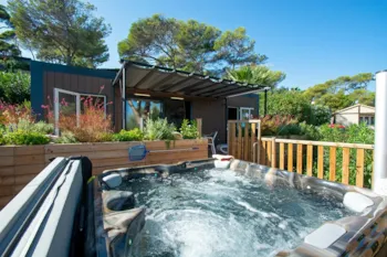 Mietunterkunft - Oasis Whirlpool / 2 Schlafzimmer - Camp du Domaine