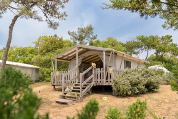 Mietunterkunft - Trappeur - 2 Schlafzimmer ** - Camping Sandaya Domaine le  Midi