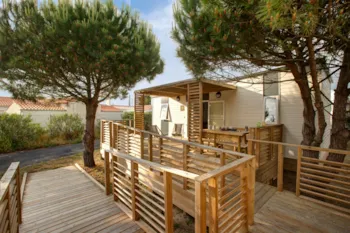 Mietunterkunft - Cottage 2 Schlafzimmer *** Behindertengerecht - Camping Sandaya Domaine le  Midi