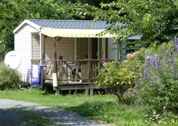 Mietunterkunft - Loggia Sam Mobilheim (Überdachte Terrasse) - Camping Les Parcs