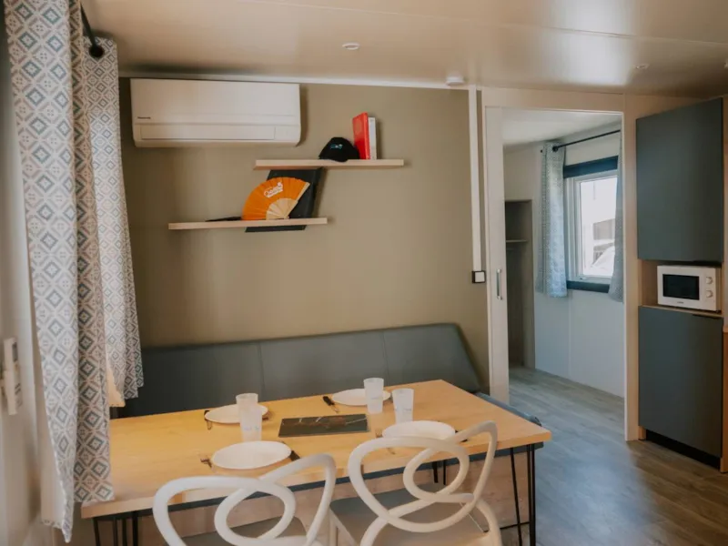 C- Mobil-Home Helios - Pmr - 2 Chambres 32M² Avec Terrasse Couverte
