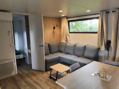 C- Mobil-Home Méditerranée Confort Climatisé 2 Chambres 1/4 Pers.