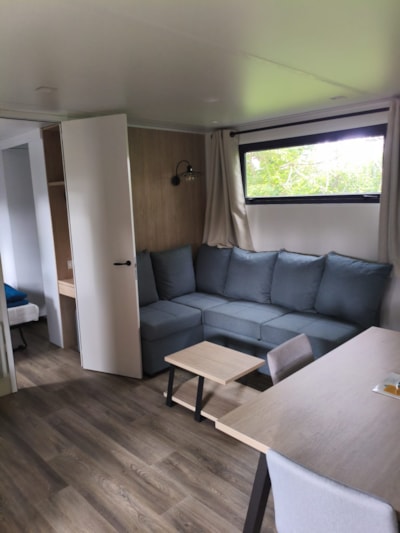 C- Mobil-home Méditerranée CONFORT Climatisé 2 chambres 1/4 pers.