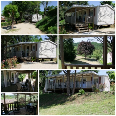 Mobile home 3 bedrooms - 2 bathrooms APOLLON RIVIERA 40 m²  - covered terrace of 18 m² — 2