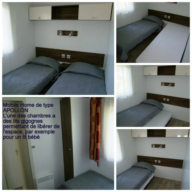 Mobile Home 3 Chambres - 2 Salles De Bain Apollon Riviera 40 M² - Terrasse Couverte De 18 M²