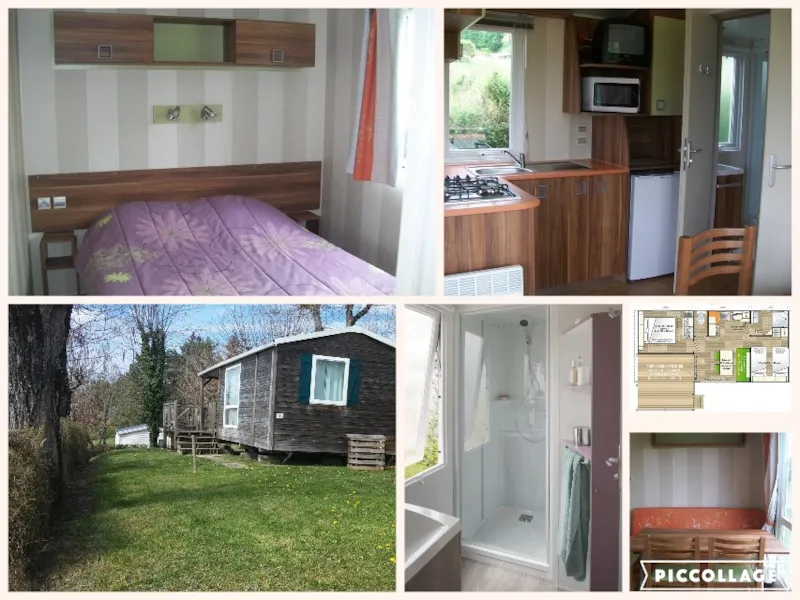 Mobile Home 2 Chambres 4 Couchages Avec Sanitaires - 23 À 29 M²