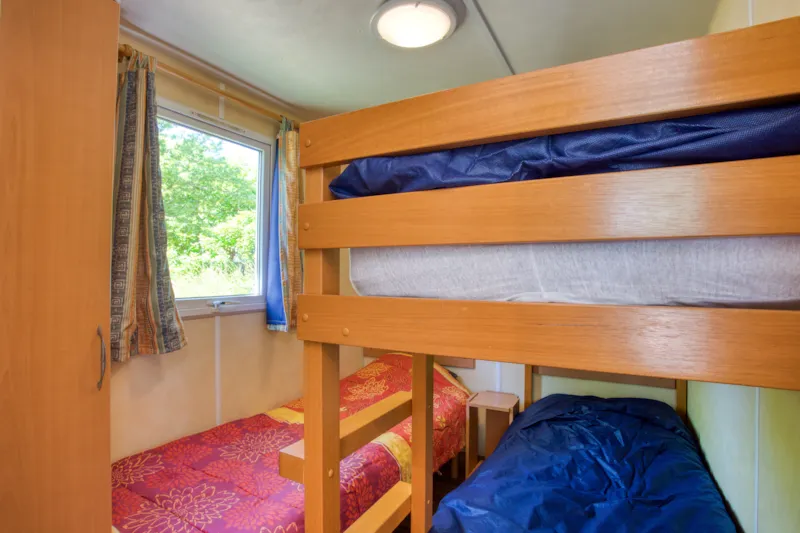 Mobile Home 2 Chambres 5 Couchages Avec Sanitaires - 23 À 29 M²