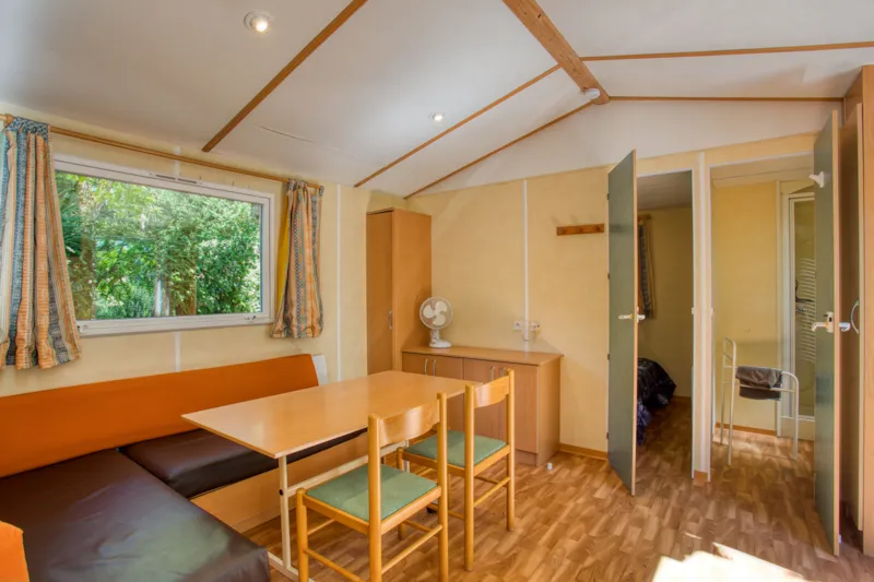 Mobile Home 2 Chambres 4 Couchages Avec Sanitaires - 23 À 29 M²