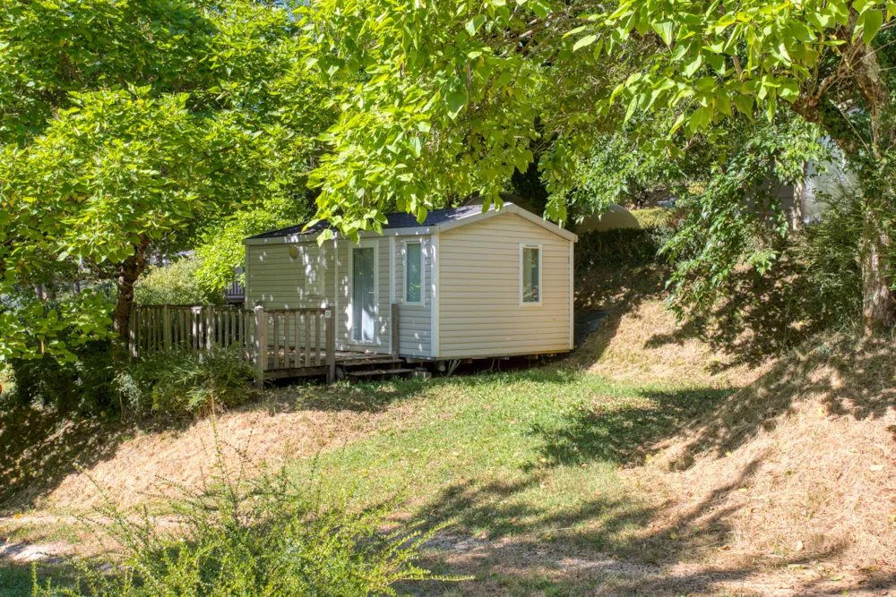 Location - Mobile Home 2 Chambres 4 Couchages Avec Sanitaires - 23 À 29 M² - CAMPING LA BASTIDE