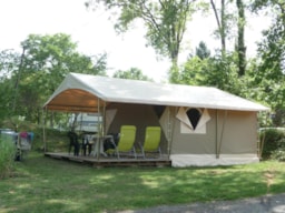 Accommodation - Canada Comfort Tent - CAMPING LA FAGE