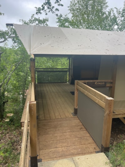 Kenya tent with bathroom