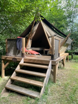 Accommodation - Moorea Comfort Tent - CAMPING LA FAGE